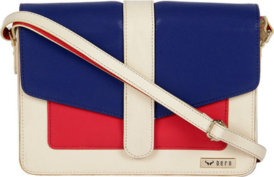 

Bern Women Blue, Red, Beige PU Sling Bag, Beige;blue;red