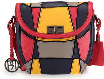 

Phive Rivers Women Casual Red Genuine Leather Sling Bag