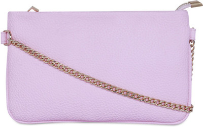 

Cappuccino Women Evening/Party Pink Leatherette Sling Bag