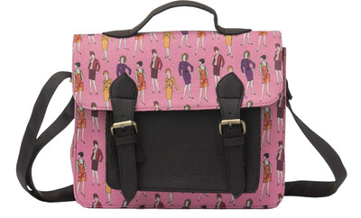 

Band Box Women Casual Pink PU Sling Bag