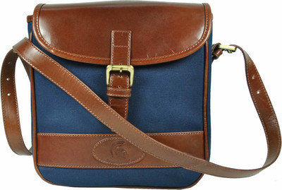 

Delphi Boys Casual Blue Genuine Leather Sling Bag