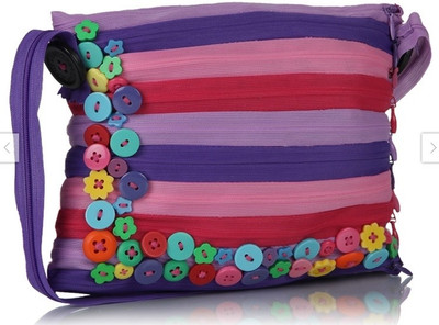 

Use Me Women Casual Pink, Purple Polyester Sling Bag