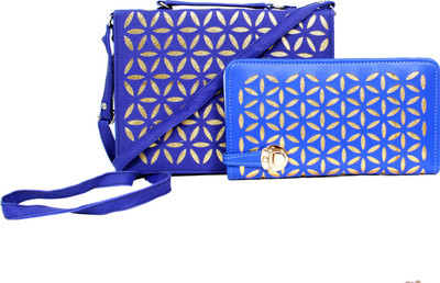 

Zasmina Girls Casual Blue Leatherette Sling Bag