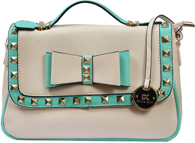 

Diana Korr Women Casual Green PU Sling Bag