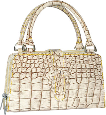 

Quick Fashion Women Casual White PU Hand-held Bag