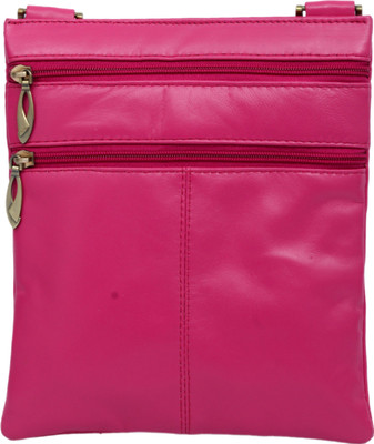 

Rambler Girls Casual Pink Genuine Leather Sling Bag