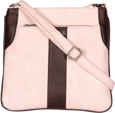 

Esbeda Women Casual Pink Leatherette Sling Bag