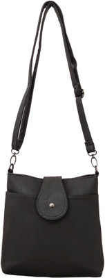 

Heels & Handles Women Casual Grey Leatherette Sling Bag
