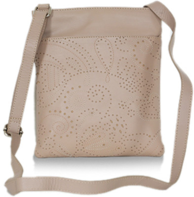 

La Roma Women Casual Beige Genuine Leather Sling Bag