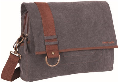 

Fastrack Men Casual Grey Canvas Messenger Bag