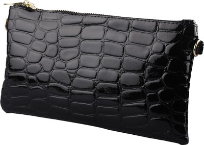 

Stylehoops Women Casual Black PU Sling Bag