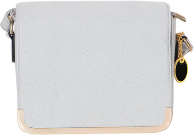 Crawler Girls Casual Grey Leatherette Sling Bag