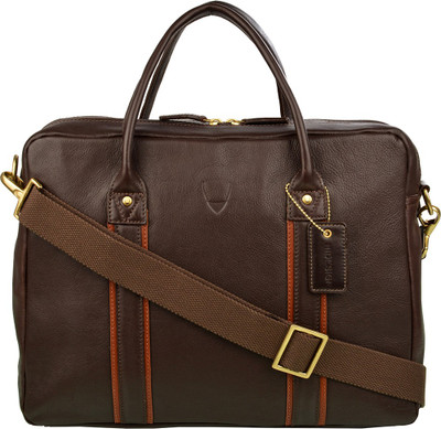 

Hidesign Men Formal Brown, Tan Genuine Leather Messenger Bag