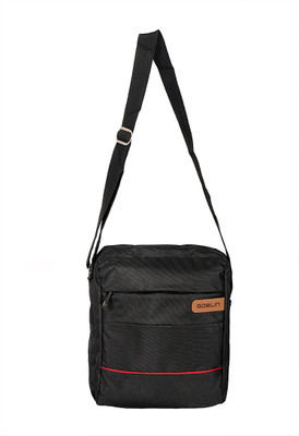 

Goblin Men & Women Formal Black Nylon Sling Bag