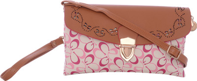 

Exotique Women Casual Red PU Sling Bag