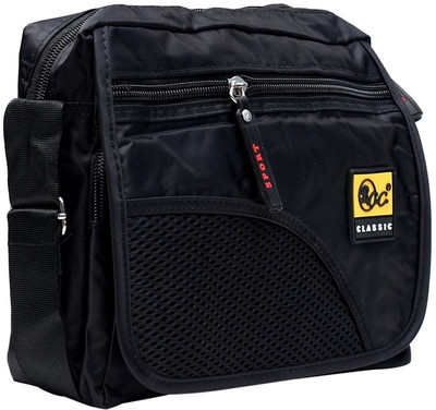

Bcc Men & Women Casual Black Polyester Sling Bag