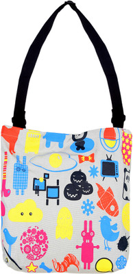 

Kanvas Katha Women Casual Multicolor Canvas Sling Bag