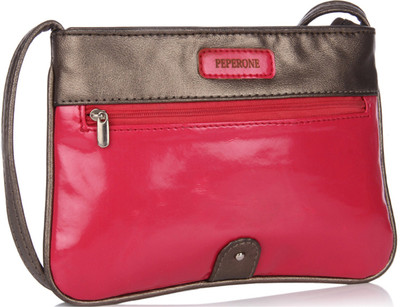 

Peperone Women Casual Pink PU Sling Bag