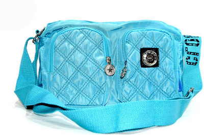 

Cropp Women Casual Blue Nylon Sling Bag