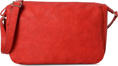 

Baggit Women Casual Red PU Sling Bag
