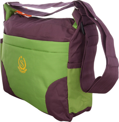 

Arisha kreation Co Women Casual Green Polyester Sling Bag