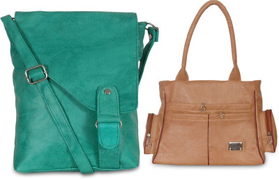 

Oddish Women Casual Multicolor Leatherette Shoulder Bag