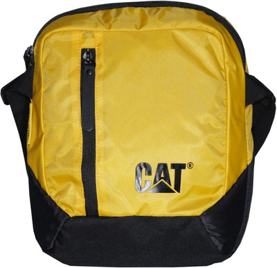 

CAT Men & Women Sports Black, Yellow Polyester Sling Bag