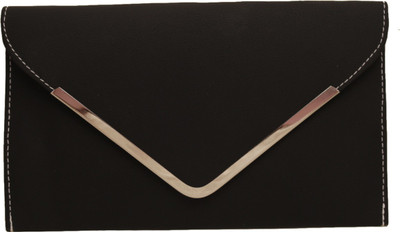 

Genpurs Girls Casual Black Velvet Sling Bag
