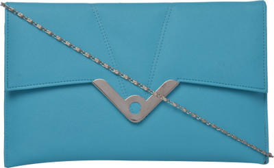 

Exotique Women Casual Blue PU Sling Bag