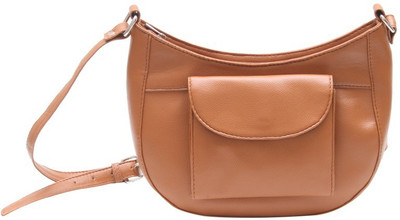 

The Parallels Girls Formal Tan PU Sling Bag
