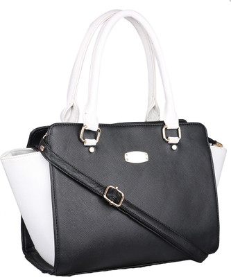

Speed X Fashion Girls Casual Black, White PU Shoulder Bag