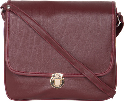 

MTE Girls Casual Tan Leatherette Sling Bag