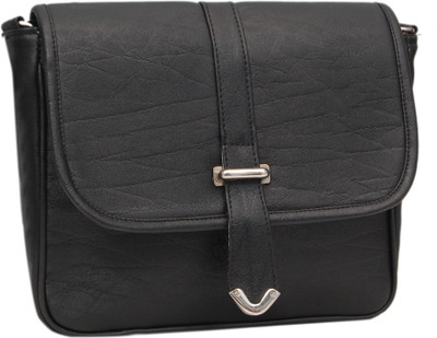 

Borse Women Casual Black PU Sling Bag