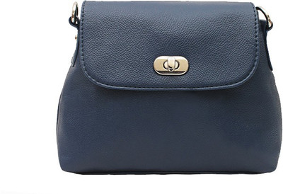 

Bagsy Malone Women Casual Blue PU Sling Bag