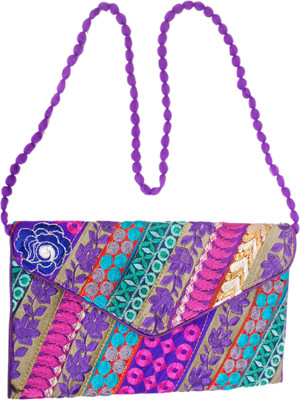

Craftsman Enterprises Girls Casual Multicolor Cotton Sling Bag