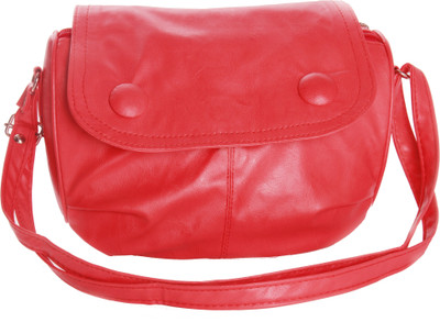 

Felicita Girls Casual Red PU Sling Bag