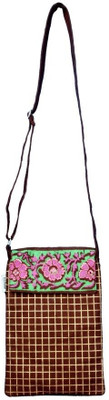

Pickpocket Women Casual Brown, Pink Canvas Sling Bag