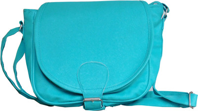 

JTM Trading Girls Casual Blue PU Sling Bag