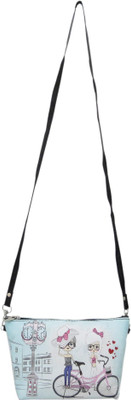 

Heels & Handles Women Casual Multicolor PU Sling Bag