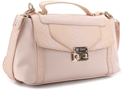 

Lavie Women Casual Pink Polyester Sling Bag