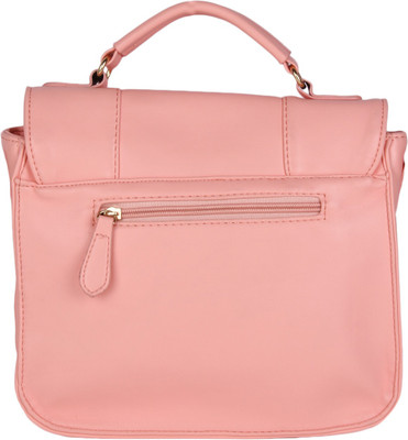 

Lino Perros Women Casual Pink Leatherette Sling Bag