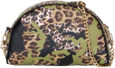 

Cappuccino Girls Evening/Party Multicolor PU Sling Bag