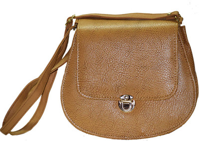 

Groovy Girls Casual Brown PU Sling Bag