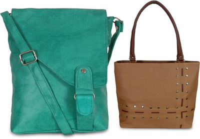 

Oddish Women Casual Multicolor Leatherette Shoulder Bag
