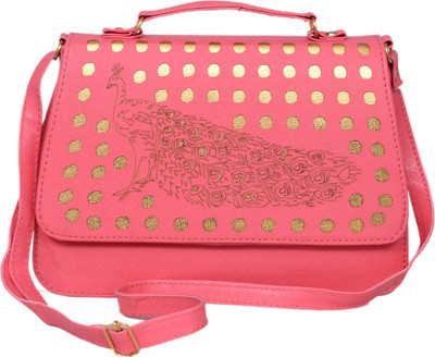 

Scarlett Women Casual Pink PU Sling Bag