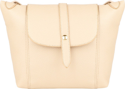 

Lino Perros Women Casual Beige Leatherette Sling Bag