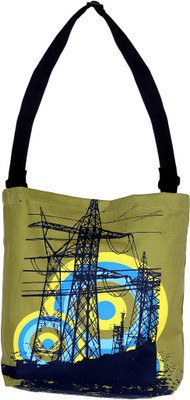 

Kanvas Katha Women Casual Green Canvas Sling Bag