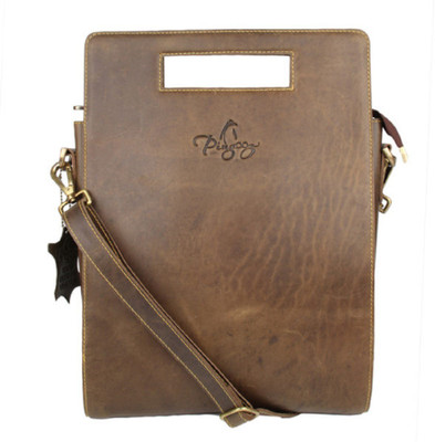 

pingooz Women Formal Brown Genuine Leather Sling Bag