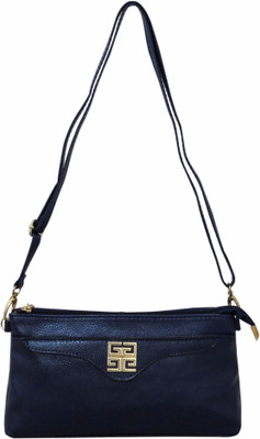

Heels & Handles Women Casual Blue Leatherette Sling Bag