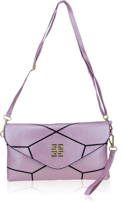 

Genious Women Casual Purple PU Sling Bag